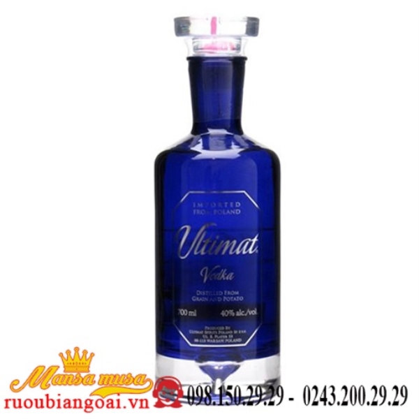 Rượu Vodka Ultimat - Chi Nhánh - Công Ty Cổ Phần Thương Mại Quốc Tế An Phú Group